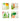 Amazonia Coasters, Set of 4