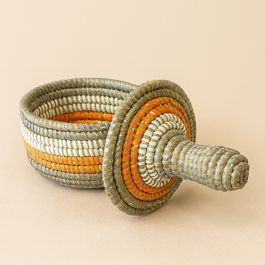 Casamance Sunset Lidded Basket