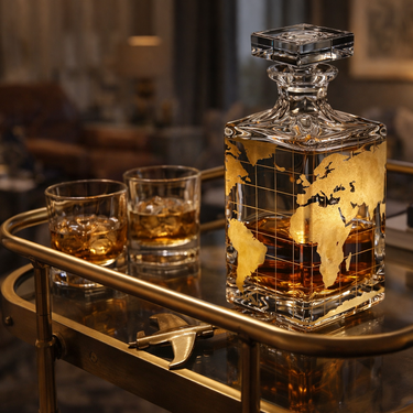 Vista Alegre Atlas Crystal Whiskey Decanter