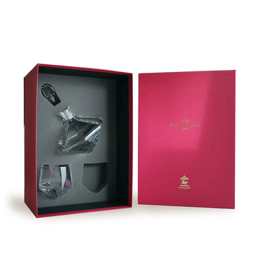 Vista Alegre Carrossel Whisky Decanter and 2 Old Fashion Glasses