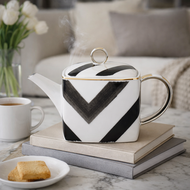 Vista Alegre x Christian Lacroix “Sol y Sombra” Teapot