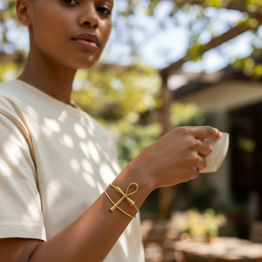 Ankh Cuff Bracelet