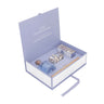 Kindred & Kin Castelbel lavender gift set featuring a fragrance diffuser, hand cream, and soap in a purple box.