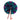Kindred & Kin foldable fabric fan with African print in teal and magenta on black, featuring wrapped handles.
