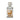Kindred & Kin crystal whiskey decanter with gold horse motif and floral accents. Hand wash recommended.