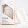 Kindred & Kin Bathorium Konjac Walnut Shell Exfoliating Body Sponge, natural antimicrobial cleansing and exfoliation.